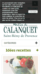 Mobile Screenshot of boutique-olives.moulinducalanquet.fr