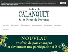 Tablet Screenshot of boutique-olives.moulinducalanquet.fr